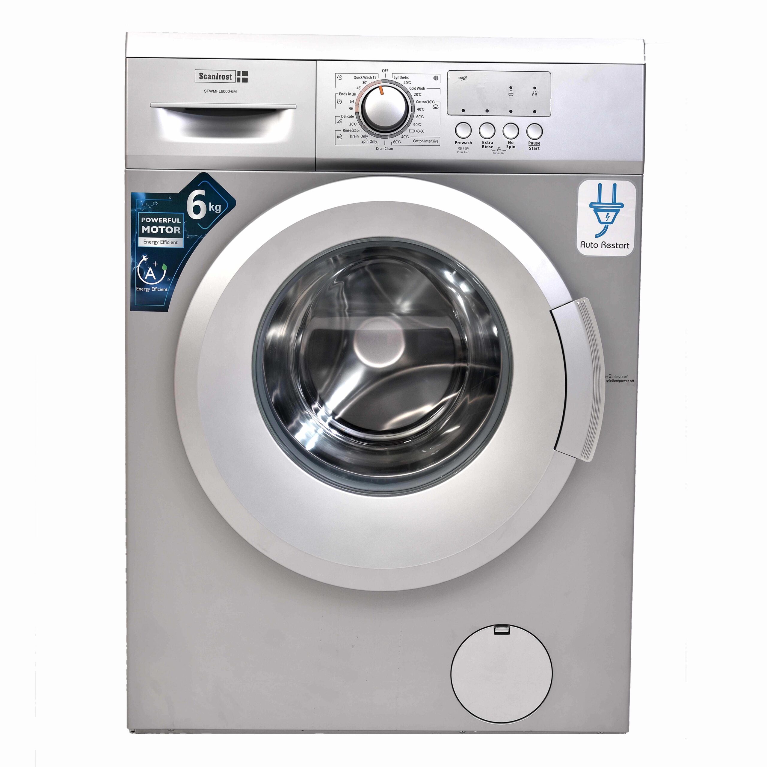 Scanfrost Washing Machine Front Loader SFWMFL6000/6M